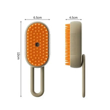 Brosse électrique à vapeur pour chat et chien 2 en 1 - Massage et toilettage des animaux domestiques.